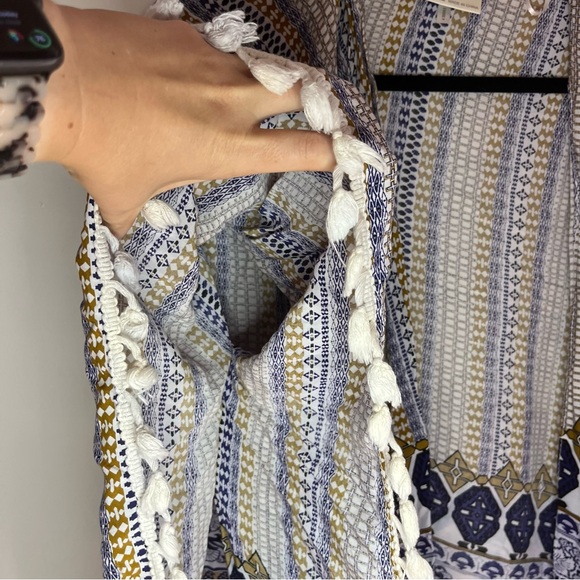 Bobbie Brooks Bundle of 2 Beach Pool Fringe edge Shawl Kimono Cardigan cover up - Picture 11 of 12